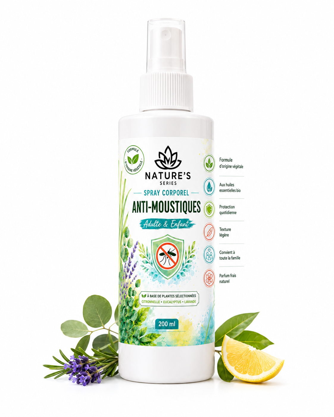 Spray corporel anti-moustiques